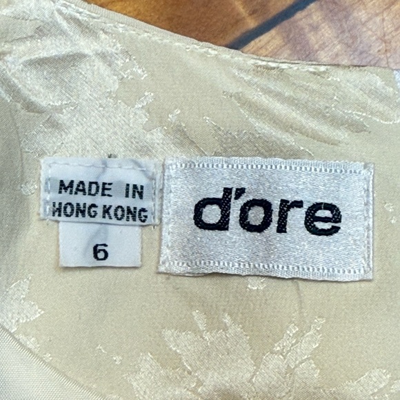 Vintage d’Ore silk dress. EUC size 6 - Picture 4 of 8